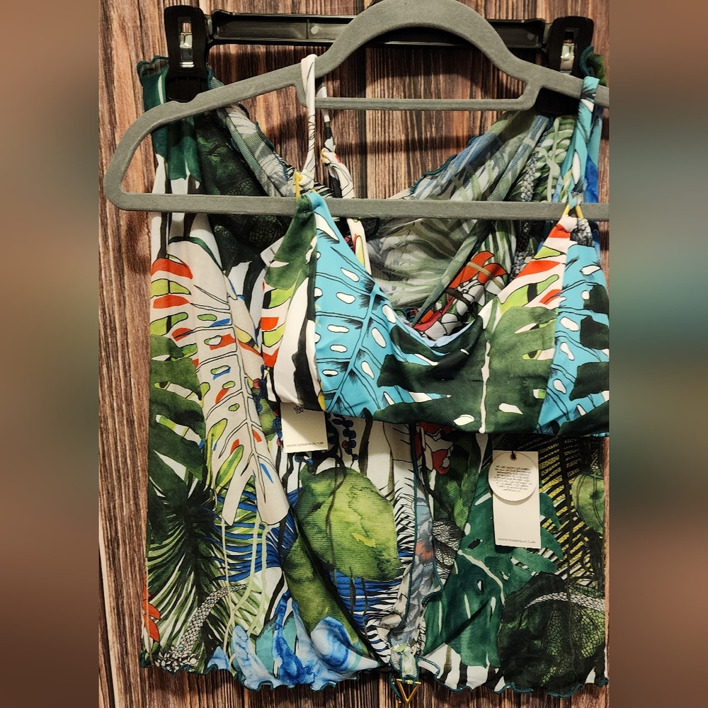 SWIMINISTA X CHRISTIAN LACROIX SWIM TOP AND BOTTOM COVER UP